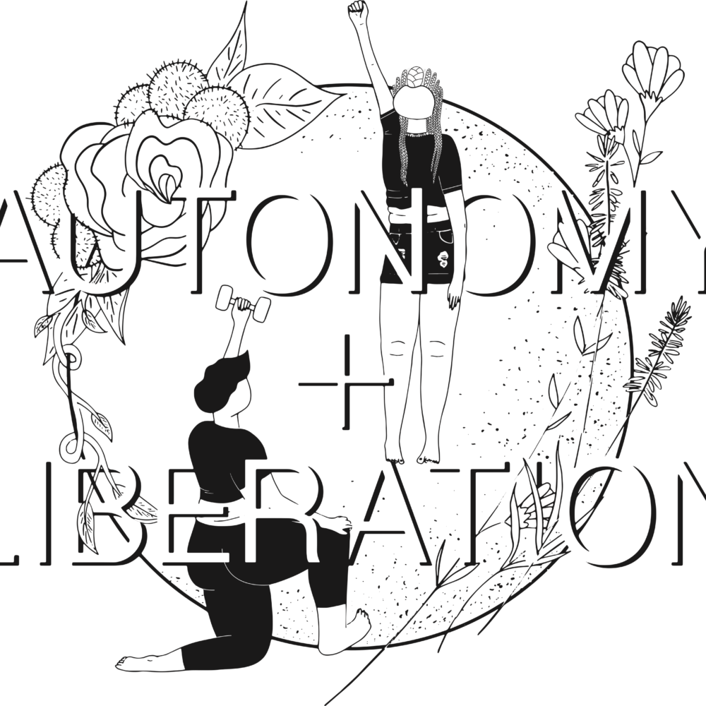 Autonomy + Liberation Sticker